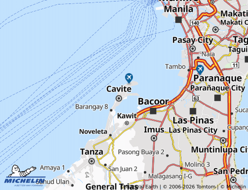 Mappa MICHELIN Barangay 56 - ViaMichelin