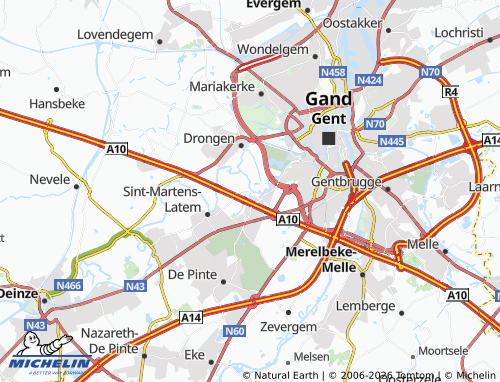 Mappa MICHELIN Afsnee - ViaMichelin