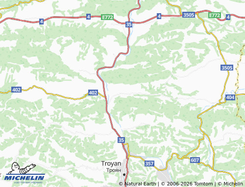 MICHELIN-Landkarte Dobrodan - ViaMichelin
