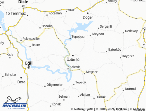MICHELIN Üzümlü map - ViaMichelin