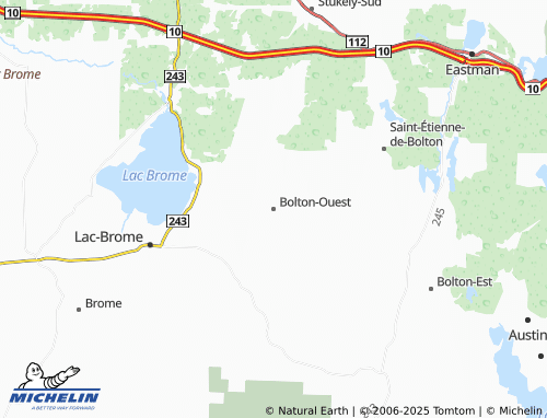 Mappa MICHELIN Bolton-Ouest - ViaMichelin