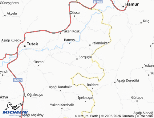 MICHELIN Sorguçlu map - ViaMichelin