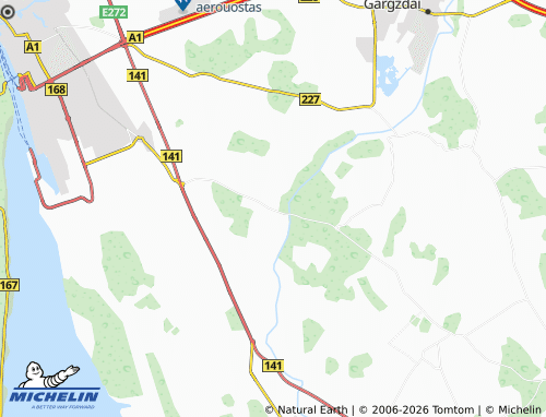 Kaart MICHELIN Ketvergiai - ViaMichelin