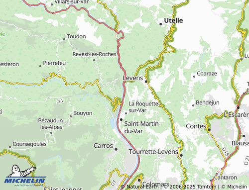 Mappa MICHELIN Baus-Roux - ViaMichelin