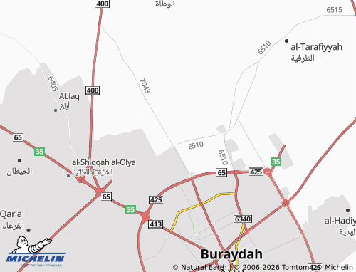 MICHELIN-Landkarte al-Qayrawan - ViaMichelin