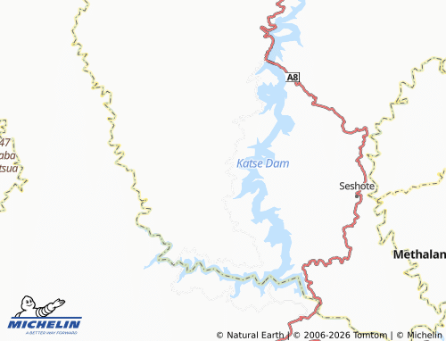 MICHELIN Maphutseng map - ViaMichelin