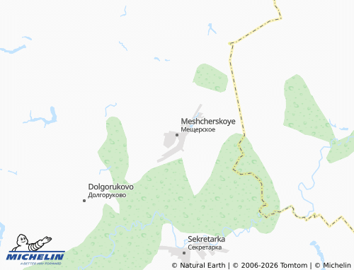 MICHELIN-Landkarte Meshcherskoye - ViaMichelin