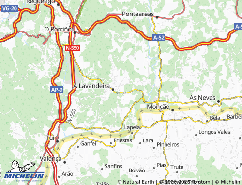 MICHELIN A Serra map - ViaMichelin