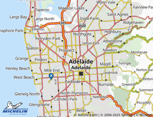 MICHELIN Fitzroy map - ViaMichelin