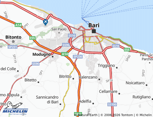 MICHELIN Parco Adria map - ViaMichelin
