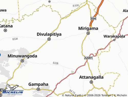 Mappa MICHELIN Pathagama - ViaMichelin