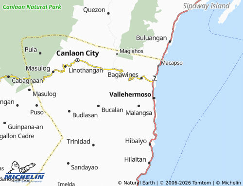MICHELIN Pinocawan map - ViaMichelin