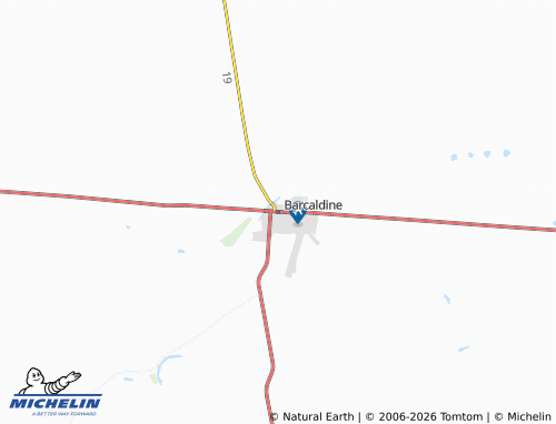 MICHELIN Barcaldine map - ViaMichelin