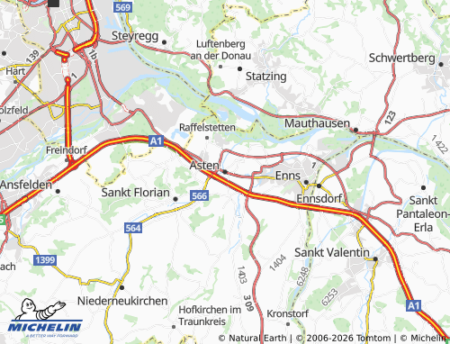 Mapa MICHELIN Asten - ViaMichelin