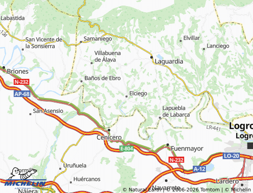 Mappa MICHELIN Elciego - ViaMichelin