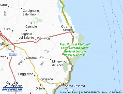 MICHELIN Casamassella map - ViaMichelin