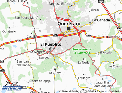 MICHELIN Villas de Tejeda map - ViaMichelin