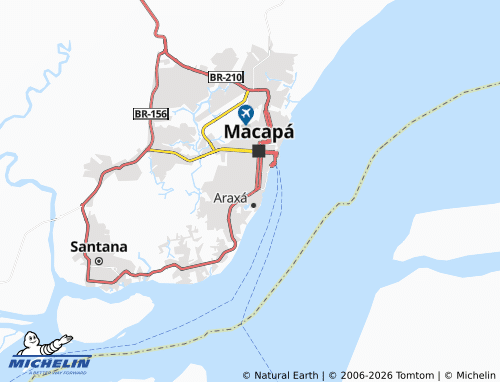 MICHELIN Jardim Equatorial map - ViaMichelin