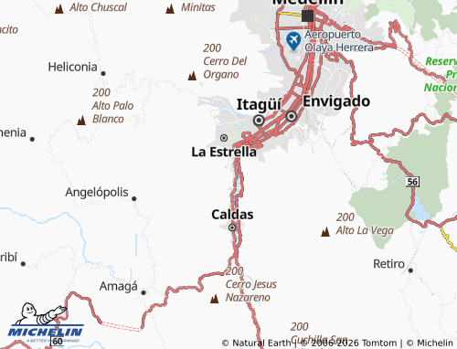 Carte MICHELIN Peñas Blancas - ViaMichelin