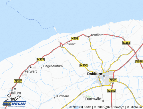 Carte MICHELIN Waaxens - ViaMichelin