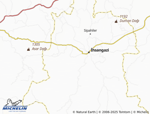 MICHELIN Kalfat map - ViaMichelin