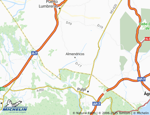 MICHELIN Almendricos map - ViaMichelin