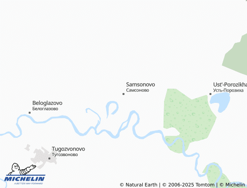 MICHELIN Samsonovo map - ViaMichelin