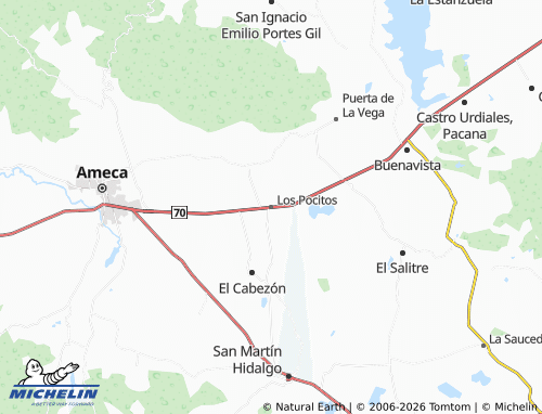 Carte MICHELIN Los Pocitos - ViaMichelin