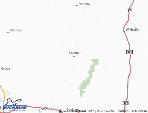 Kaart MICHELIN Falcon - ViaMichelin