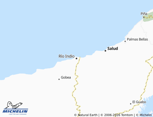 MICHELIN Río Indio map - ViaMichelin