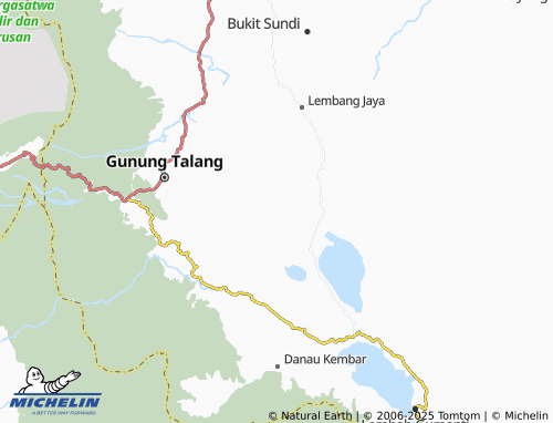 MICHELIN Salayo Tanang Bukik Sileh map - ViaMichelin