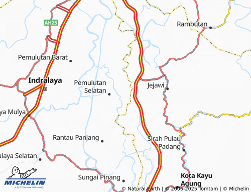 MICHELIN Pematang Bangsal map - ViaMichelin