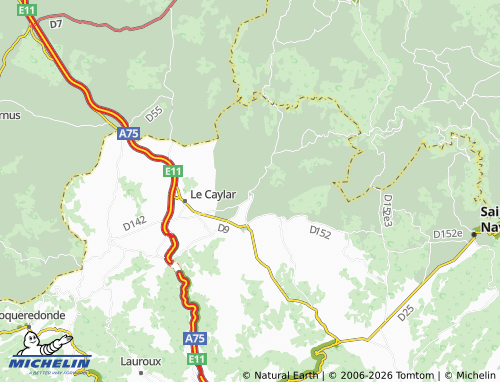 Mapa MICHELIN Le Cros - ViaMichelin
