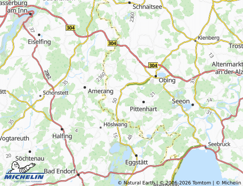 Mappa MICHELIN Aindorf - ViaMichelin