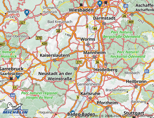 MICHELIN Bad Dürkheim map - ViaMichelin