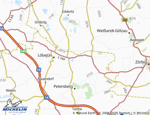 Mapa MICHELIN Plötz - ViaMichelin