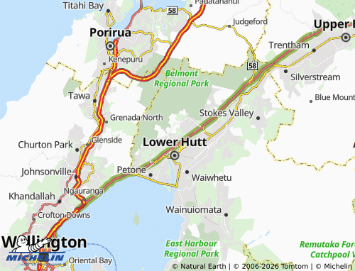 Mapa MICHELIN Tirohanga - ViaMichelin