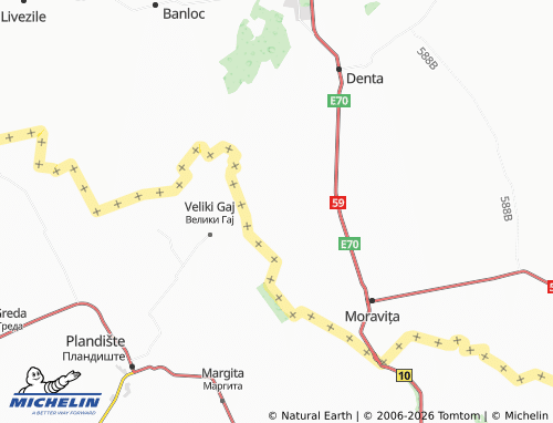 Carte MICHELIN Gaiu Mic - ViaMichelin