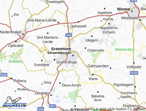 Mappa MICHELIN Geraardsbergen - ViaMichelin