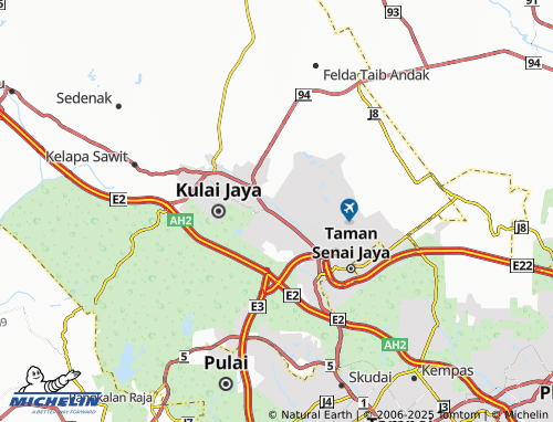 MICHELIN Kampung Pertanian map - ViaMichelin