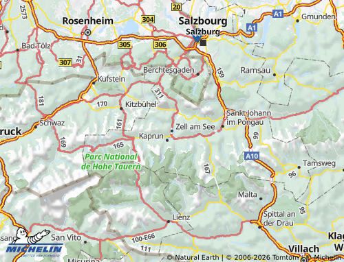 Mappa MICHELIN Zell am See - ViaMichelin
