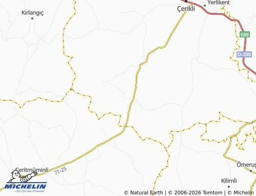 MICHELIN Halitli map - ViaMichelin