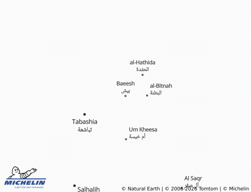 Carte MICHELIN Baeesh - ViaMichelin