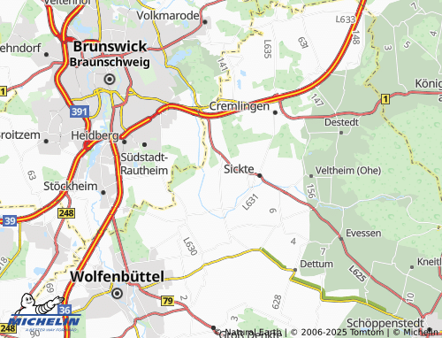 MICHELIN Hötzum map - ViaMichelin
