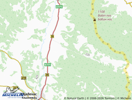 Mapa MICHELIN Petruša - ViaMichelin