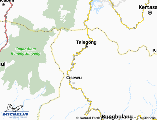 Carte MICHELIN Nyalindung - ViaMichelin
