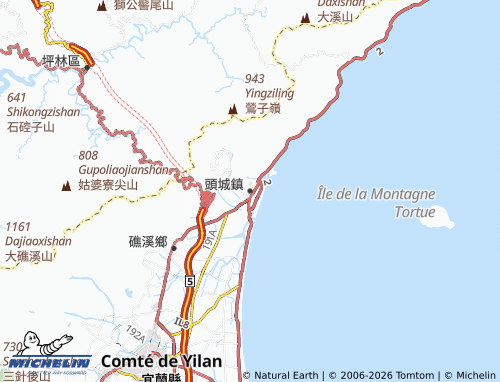 Kaart MICHELIN tou cheng zhen - ViaMichelin