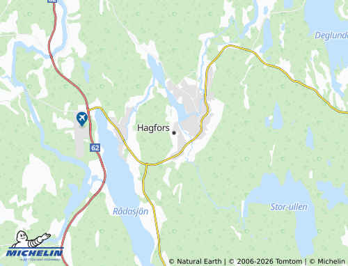 Mappa MICHELIN Hagfors - ViaMichelin