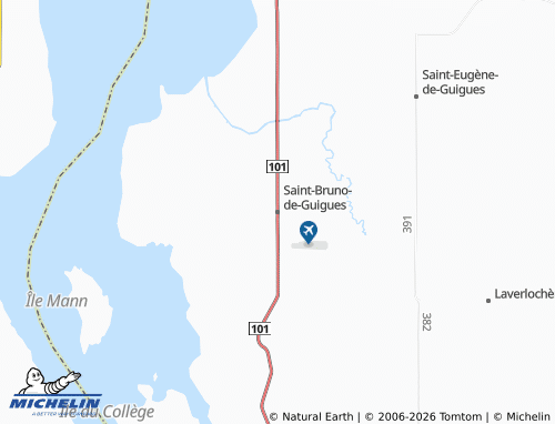 Mapa MICHELIN Saint-Bruno-de-Guigues - ViaMichelin