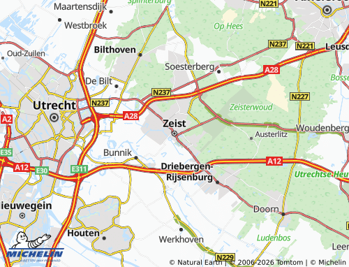 MICHELIN-Landkarte Zeist - ViaMichelin